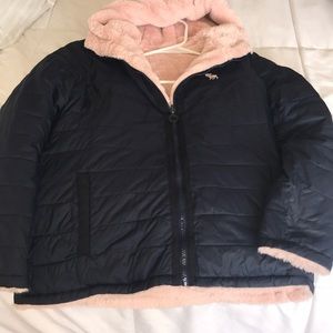 Abercrombie reversible puffer
